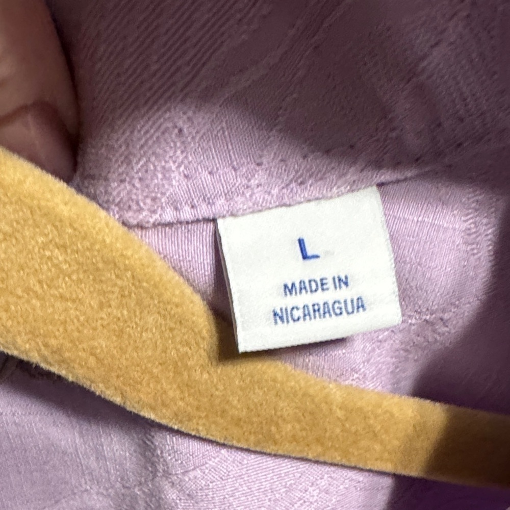 Caribbean Light Purple Men's Casual Shirt - Picture 3 of 4